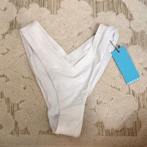 White Bikini Bottom by Oneone NWT